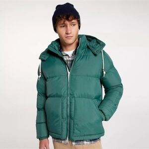 NEW! Alpine Design Men's Retro 1962 Puffer Jacket/Coat Removable Hood~M~Green
